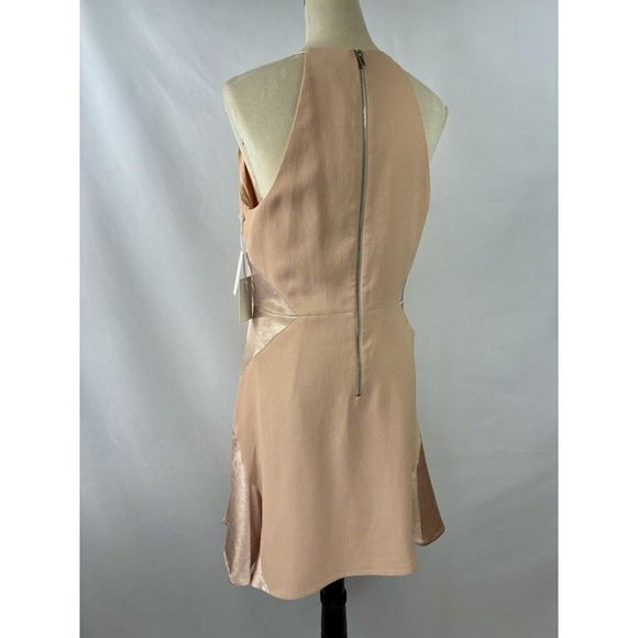 1.State NWT Midnight Soiree Cocktail Dress Peach Blush Rosewater Gold Large - Picture 2 of 12